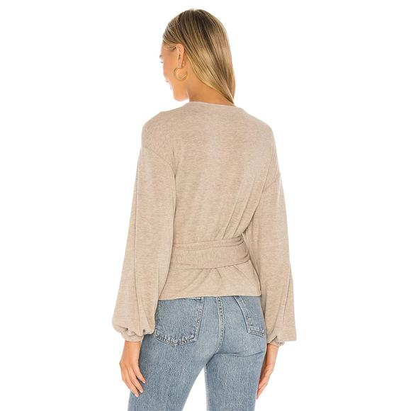 Revolve Majorelle Booker Knit Wrap Sweater Sz S - Picture 2 of 9